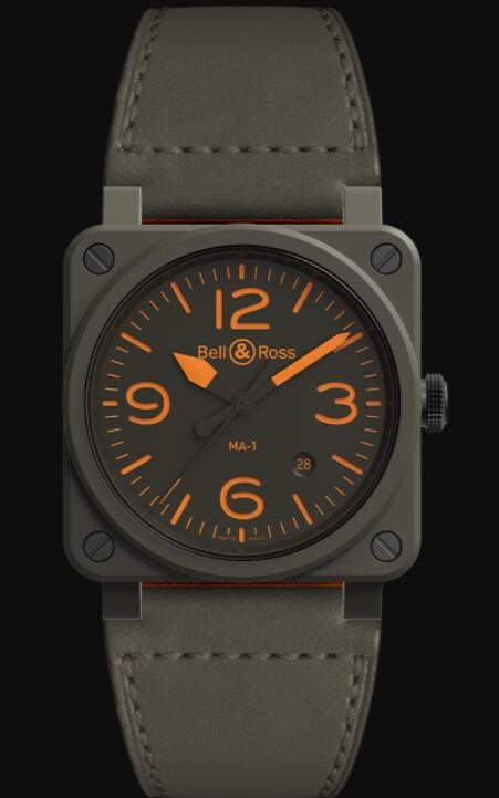 Bell & Ross BR 03-92 MA-1 BR0392-KAO-CE/SCA Replica Watch